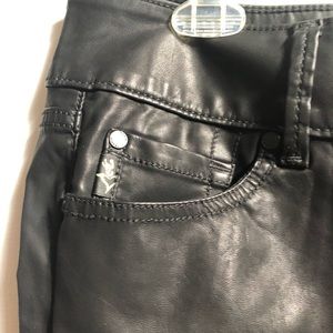 Torrid Faux leather jeans 16